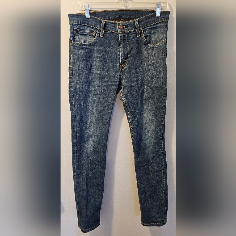 Levis 511 Slim Fit Stretch Denim Jeans Blue Men's Size 32x30